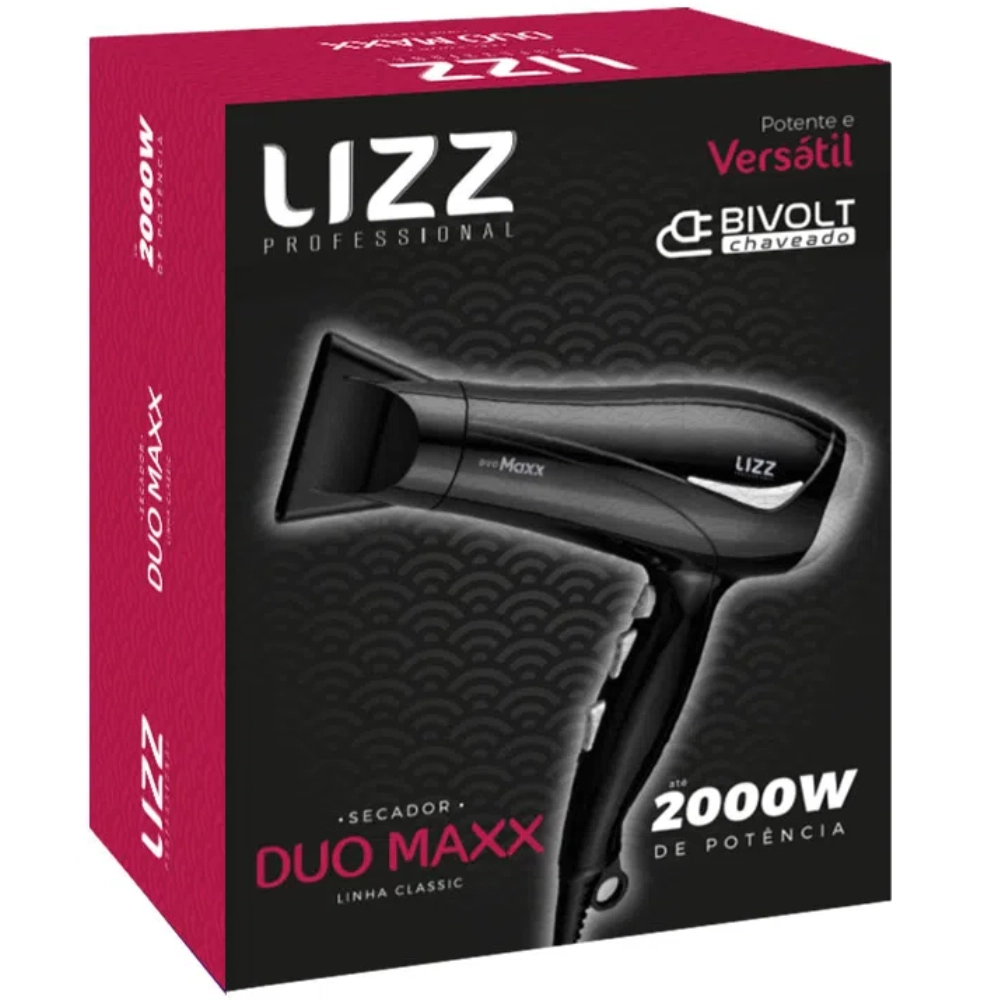 Lizz Secador Duo Maxx 2000w Bivolt 127v/220v Chaveado