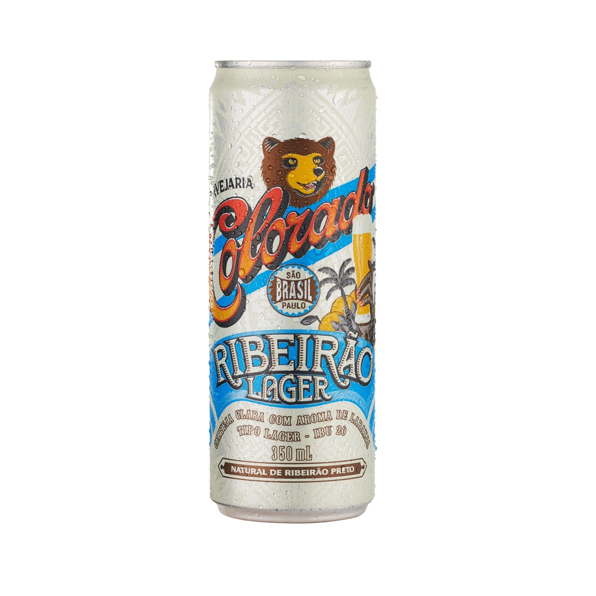 Cerveja Lager Ribeirão Colorado Lata 350ml
