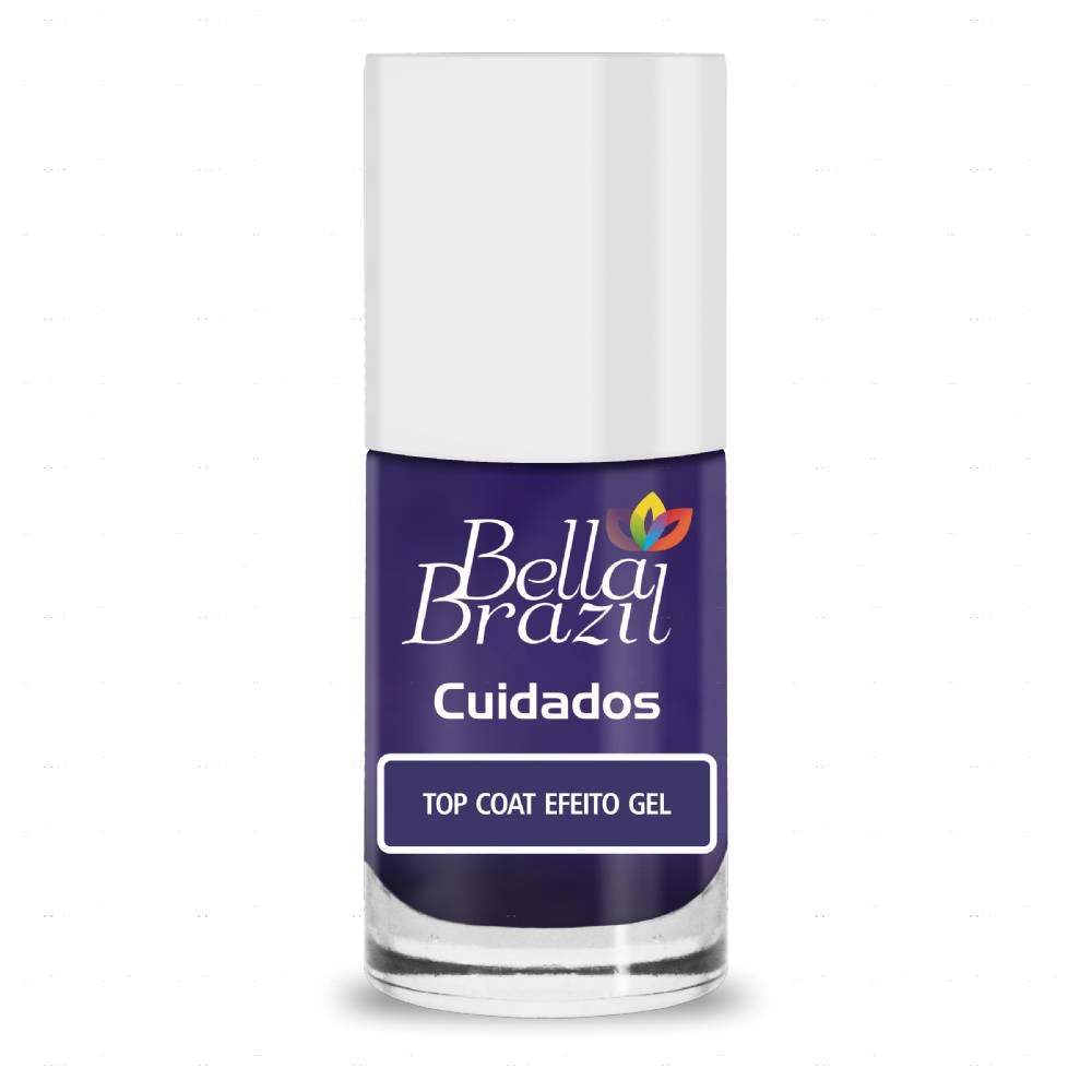 Esmalte Bella Brazil Top Coat Efeito Gel 8ml