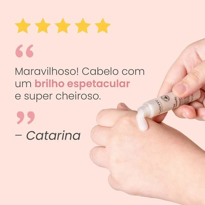 Ampola Hair Remedy Dose Reparadora Cadiveu 15ml