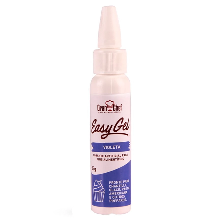 Corante Easy Gel Violeta 25g Gran Chef