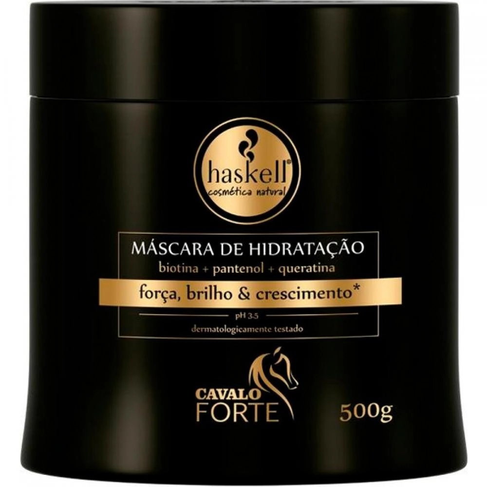 Máscara De Hidratação Capilar Cavalo Forte 500g Haskell Cosméticos