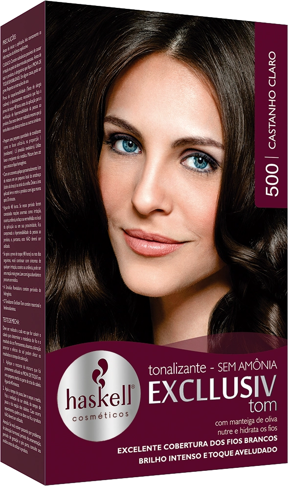 Tint Haskell Kit 500 Castanho Claro