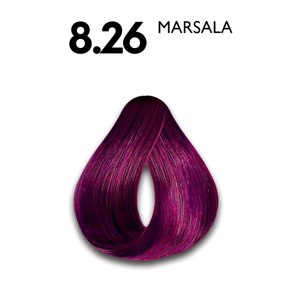 Coloracao Kit Permanente Haskell Color Pratic 8.26 Marsala 1un