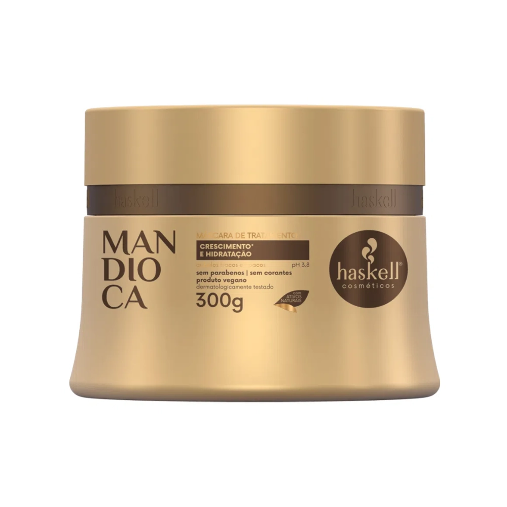 Creme/mascara Tratamento Haskell Mandioca 300g