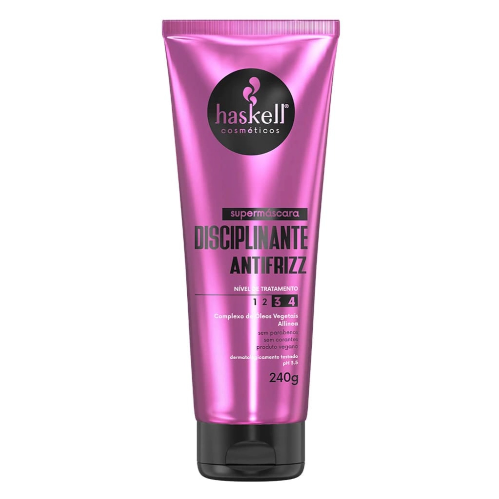 Supermáscara Disciplinante Antifrizz Haskell Bisnaga 240g