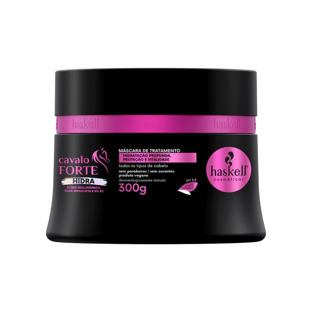 Máscara De Tratamento Haskell Cavalo Forte Hidra Pote 300g