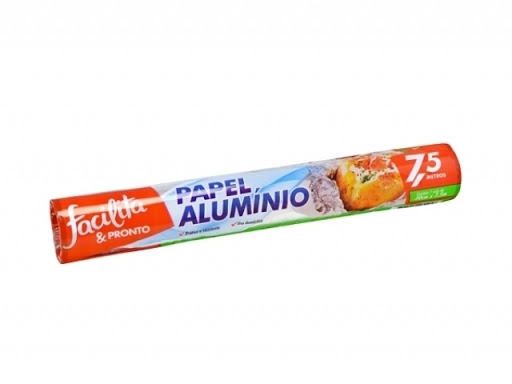 Papel Aluminio Facilita Pronto 45cm X 7,5 Mts