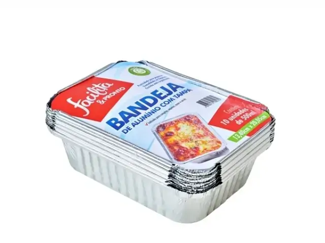 Bandeja Alum Facilita Pronto 500ml C/10