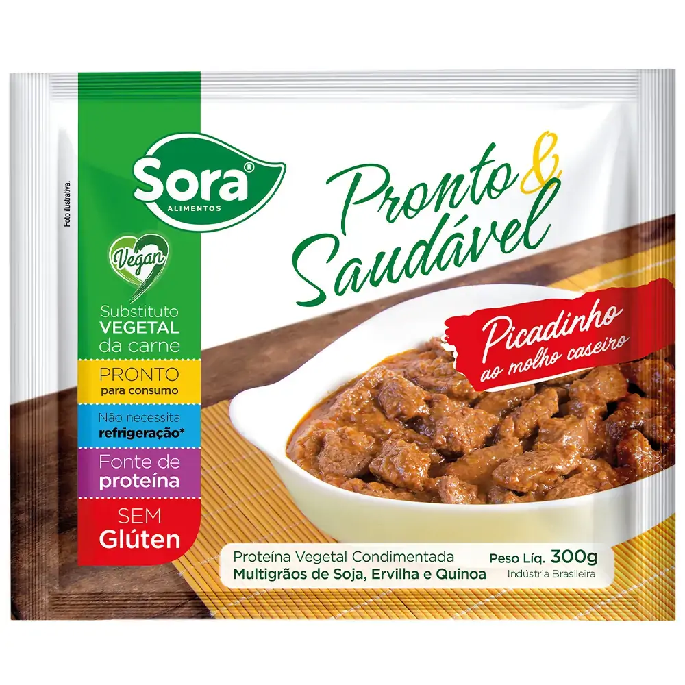 Picadinho Vegetal Sora Pronto Saudavel 300g