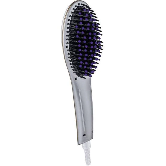 Escova Elétrica Alisadora Branca Magic Liss Cadence Bivolt