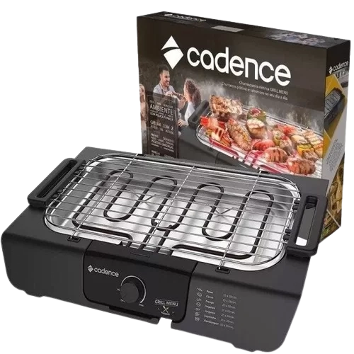 Churrasqueira Eletrica Cadence Grill Menu 220v
