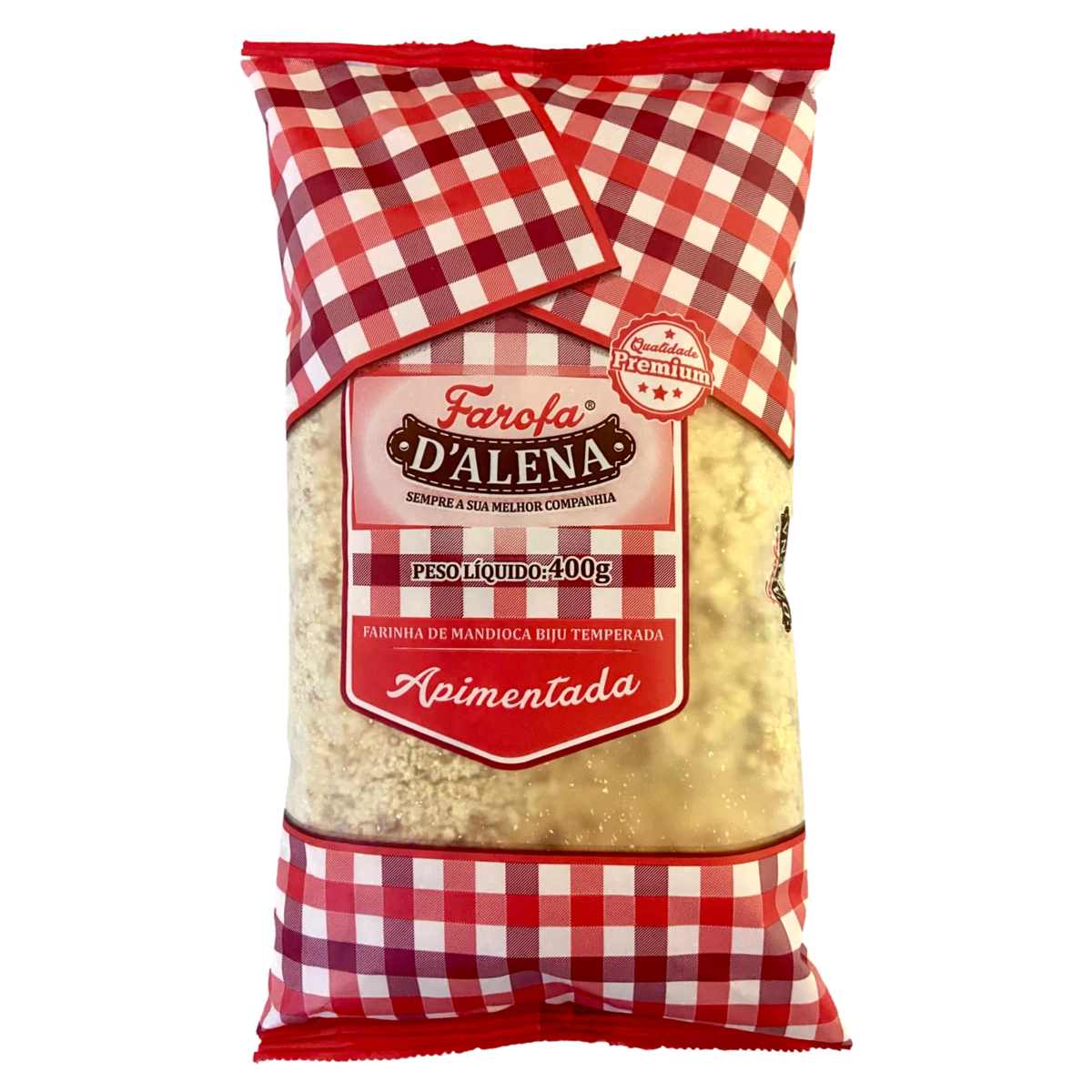 Farofa De Mandioca Apimentada Dalena Pacote 400g