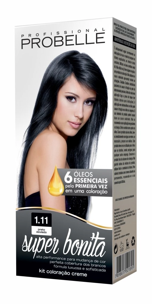 Tint Probelle Super Bonita 1.11 Preto Azulado