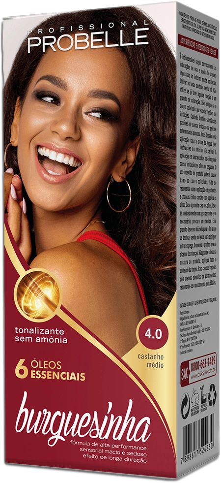 Tint Probelle Burguesinha 4.0 Castanho Medio