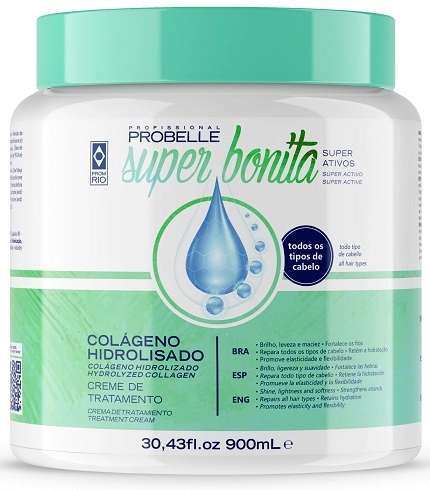 Creme De Tratamento 900ml Colageno Hidrolizado Probelle