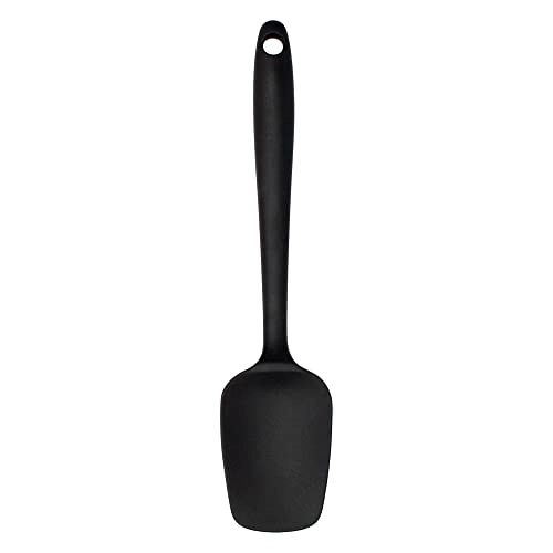 Espatula Pequena Silicone Preta Sn1741p