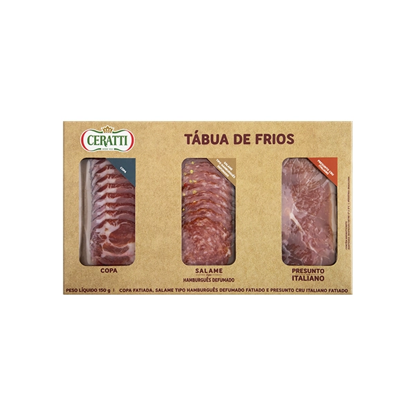 Tábua De Frios Fatiados Ceratti 150g