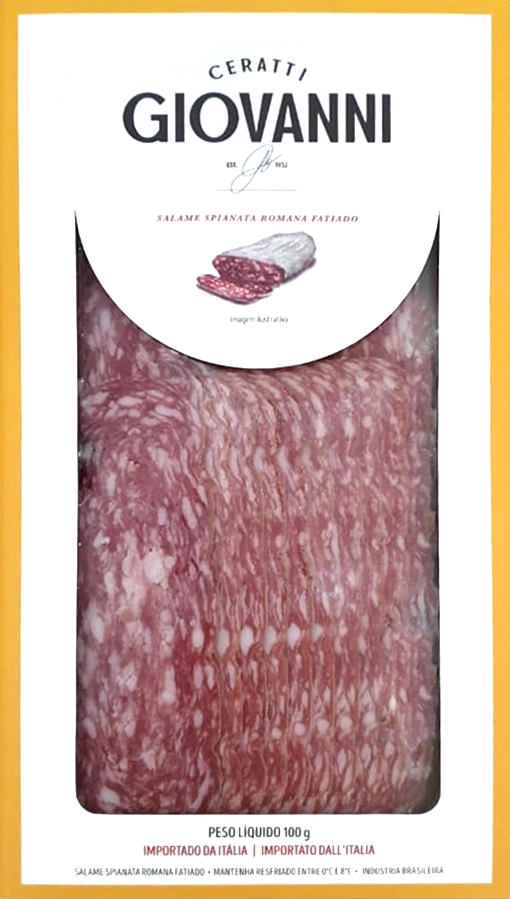 Salame Spianata Romana Fatiado Giovanni Ceratti 100g