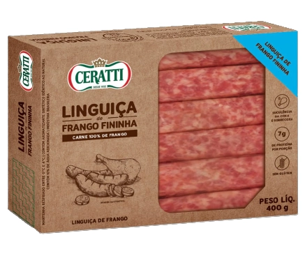 Linguiça De Frango Fininha Ceratti 400g