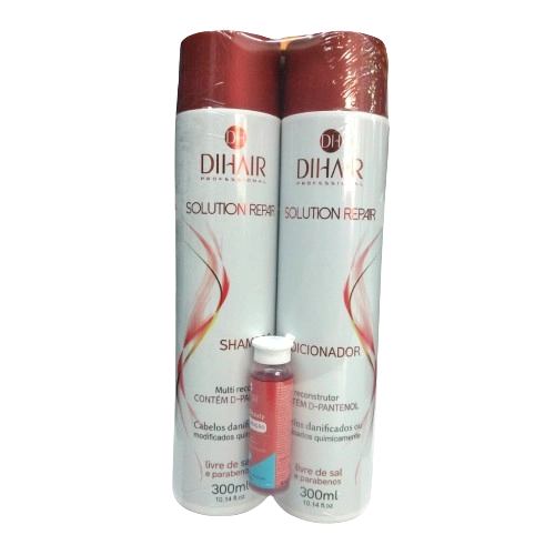 Dihair Kit Shcond 2x300ml Solut Rep Gts Ampola
