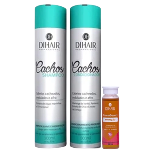 Dihair Kit Shcond 300ml Cachos Gratis Amp