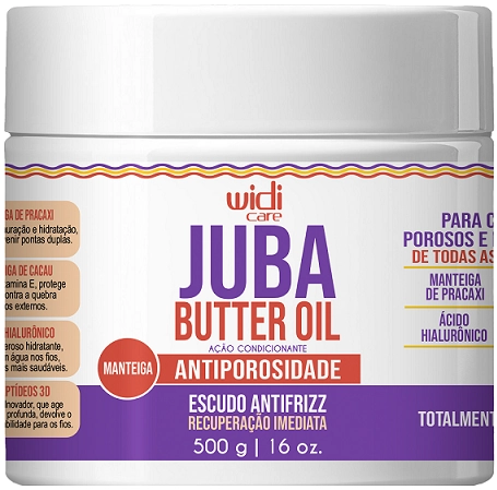 Manteiga Cap Widi Care 500g Juba Butter Oil Antiporosidade