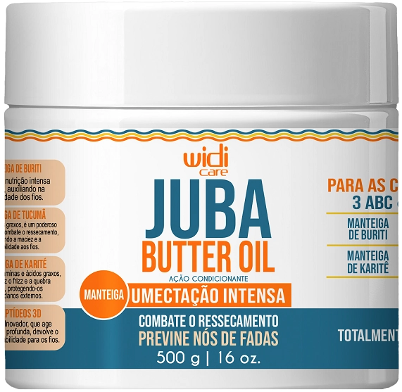 Manteiga Cap Widi Care 500g Juba Butter Oil Umectaçao Intensa