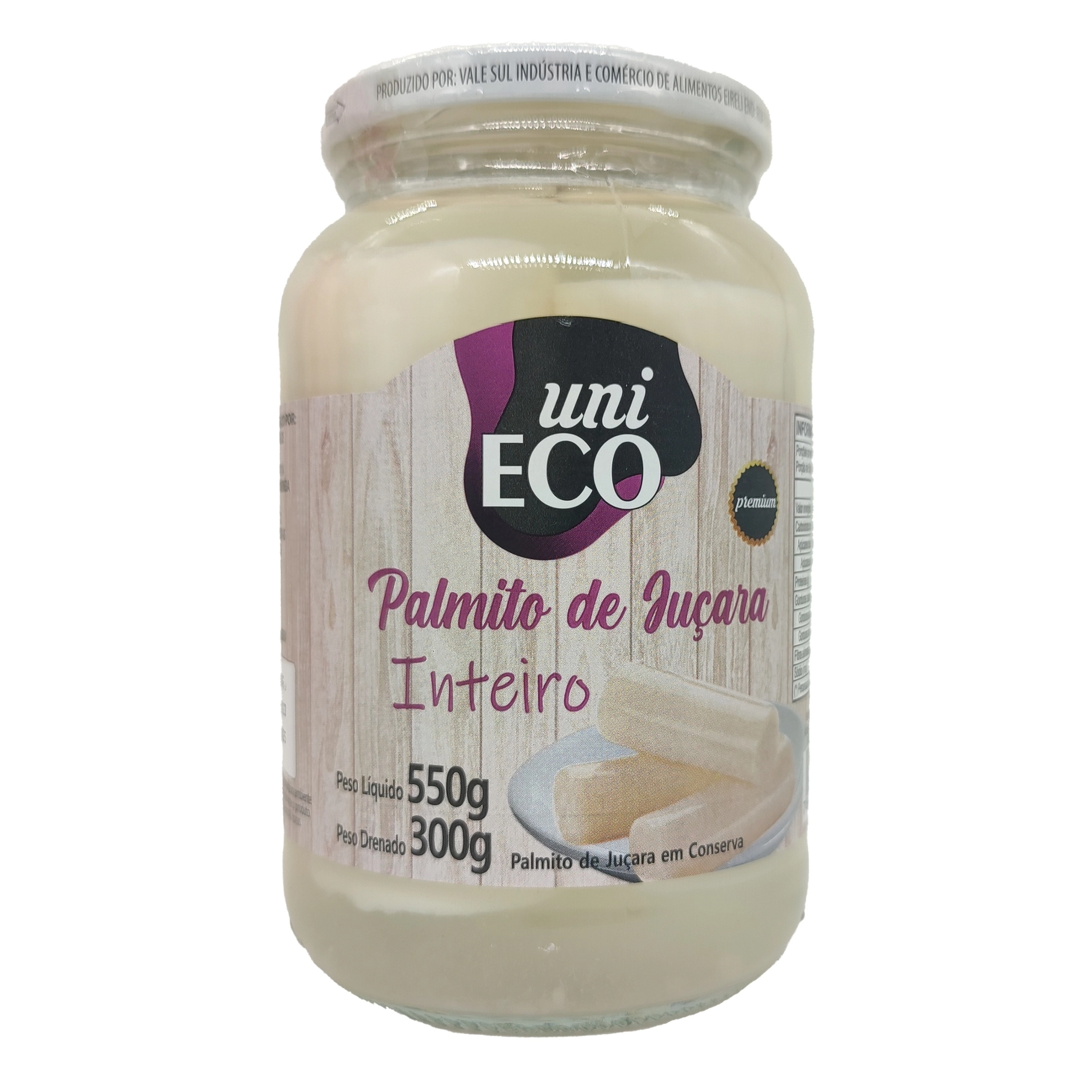 Palmito Unieco Jucara Inteiro 15x300g