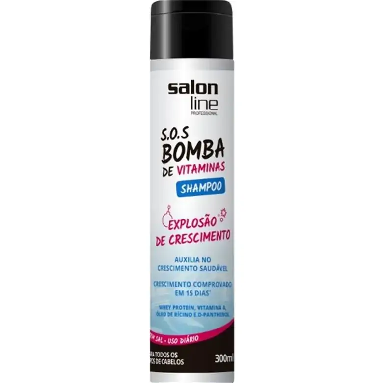 Shampoo Salon Line S.o.s Bomba Frasco 300ml