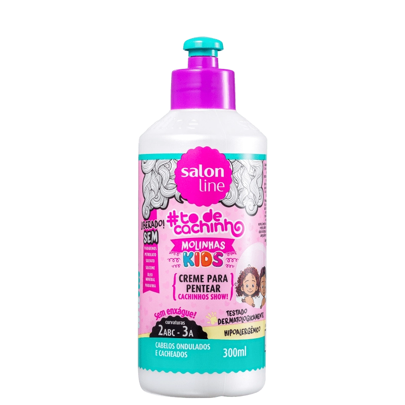 Creme Pentear Todecaho Molinha Kids 300ml Salon Line