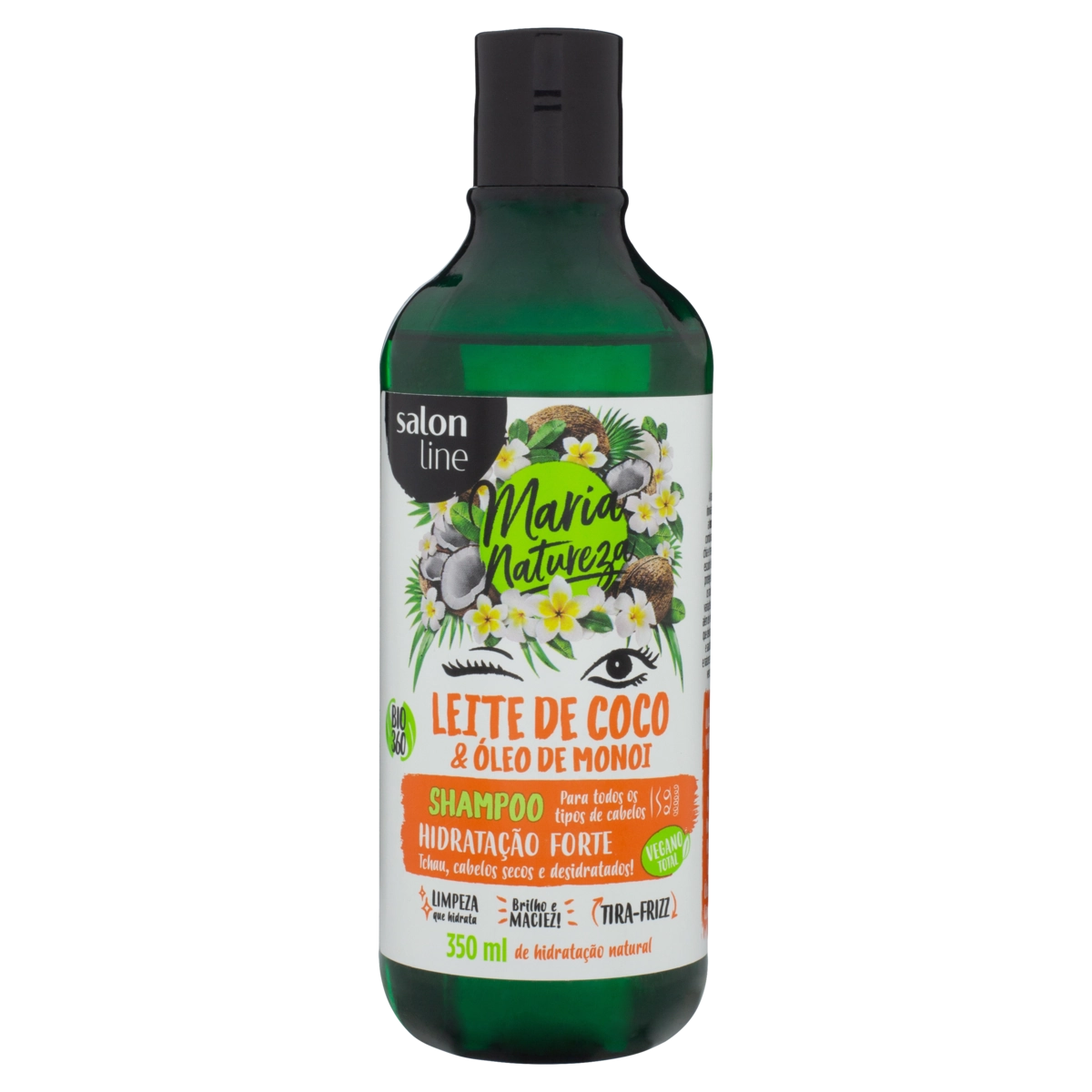 Shampoo Salon Line Maria Natureza Leite De Coco óleo De Monoi Frasco 350ml