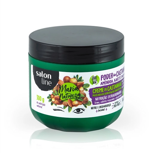 Máscara Concentrada Salon Line Maria Natureza Poder Das Castanhas Pote 300g