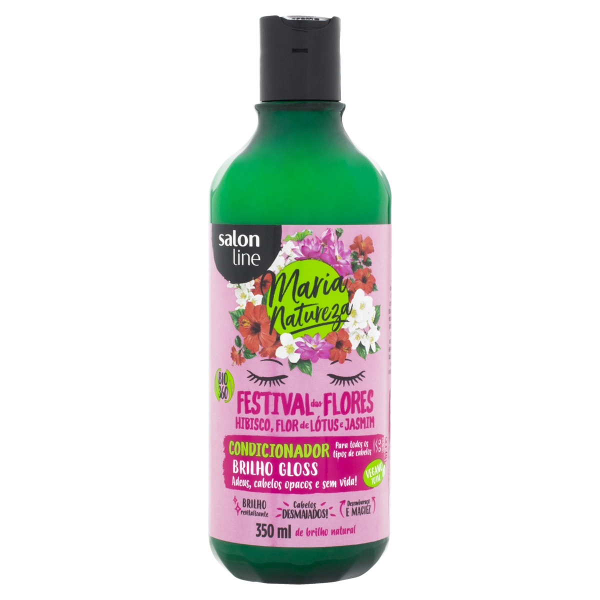Condicionador Salon Line Maria Natureza Festival Das Flores Frasco 350ml