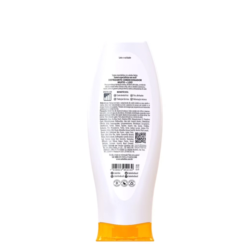 Defrizante Selante Térmico Salon Line Meu Liso Frasco 200ml
