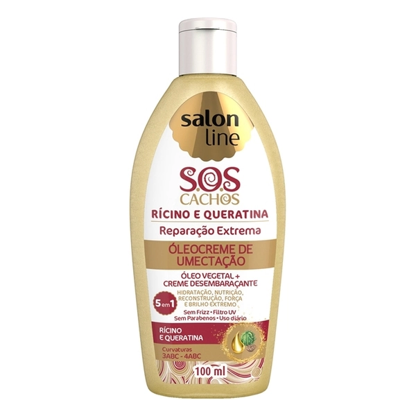 Oleo Creme Salon Line Ricinio E Que 100ml