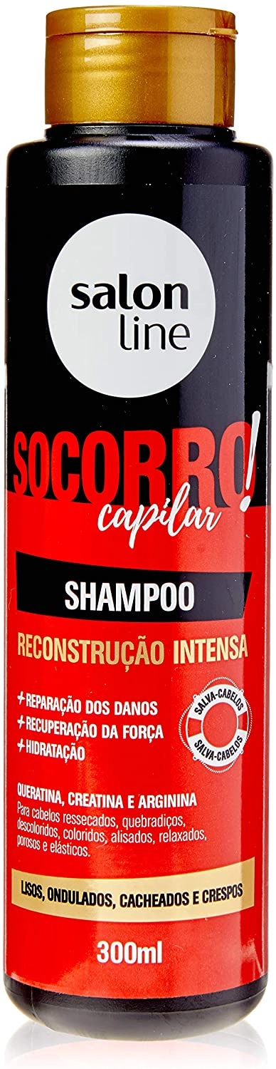 Sh Meu Liso Salon Line 300ml Socorro Capilar