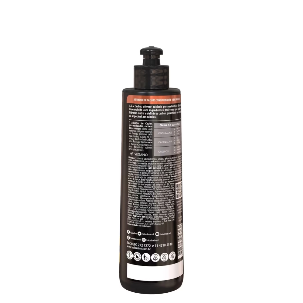 Sos Ativador Arginina Reconstrucao 300ml