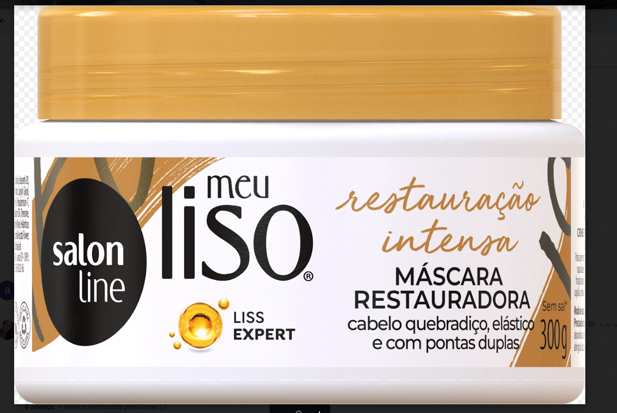 Meu Liso Masc Restauracao Intensa 300gr