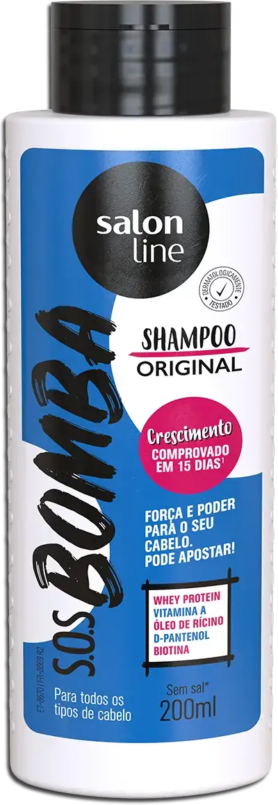 Salon Line Bomba Sh 200ml Sos Original