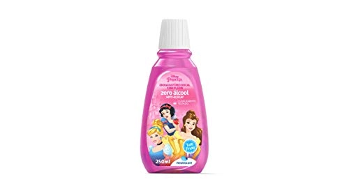 Enxaguante Bucal Infantil Zero álcool Tutti Frutti Princesa Neutrocare Frasco 250ml