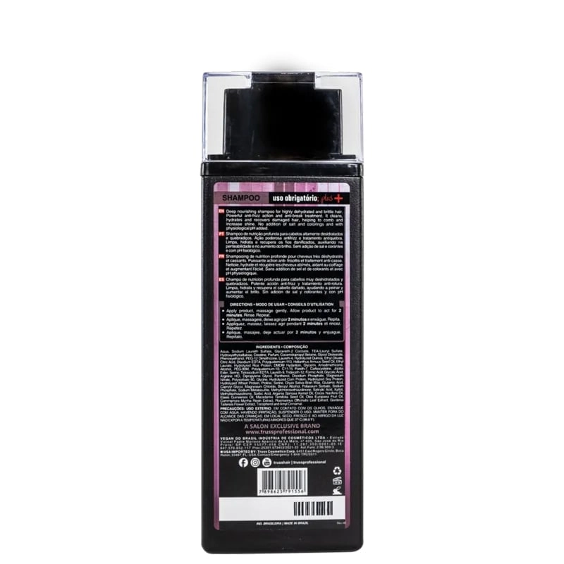 Shampoo Truss Uso Obrigatorio Plus 300ml