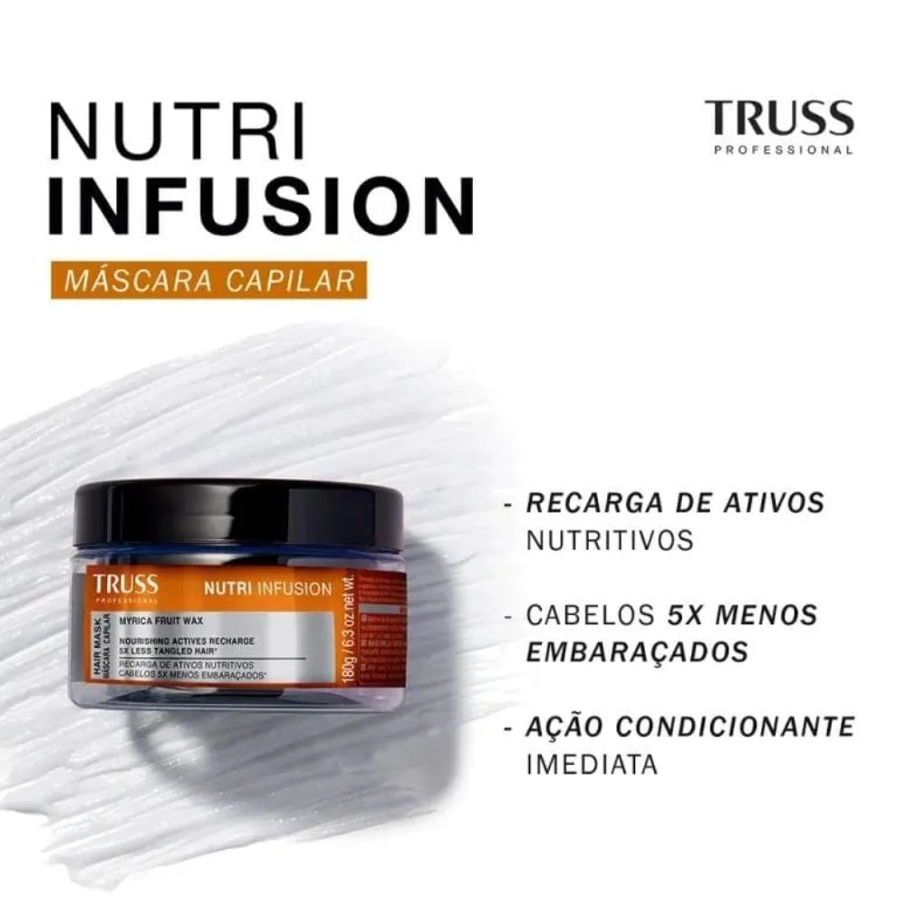 Mascara Tratamento Creme Truss Nutri Fusion 180g