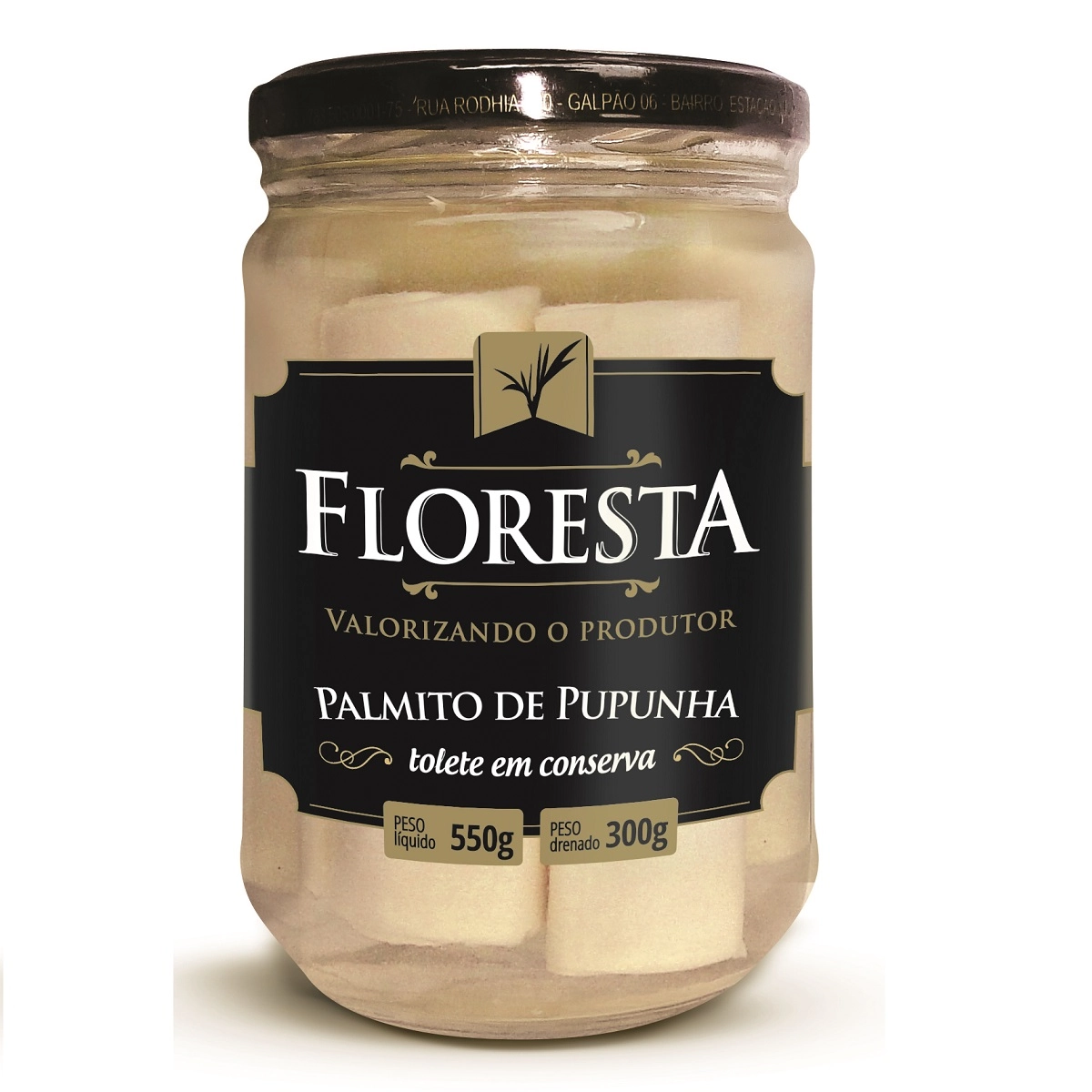Palmito Pupunha Tolete Floresta 300gr