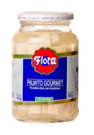Palmito Flora Palmeira Real Filete Vd 300g