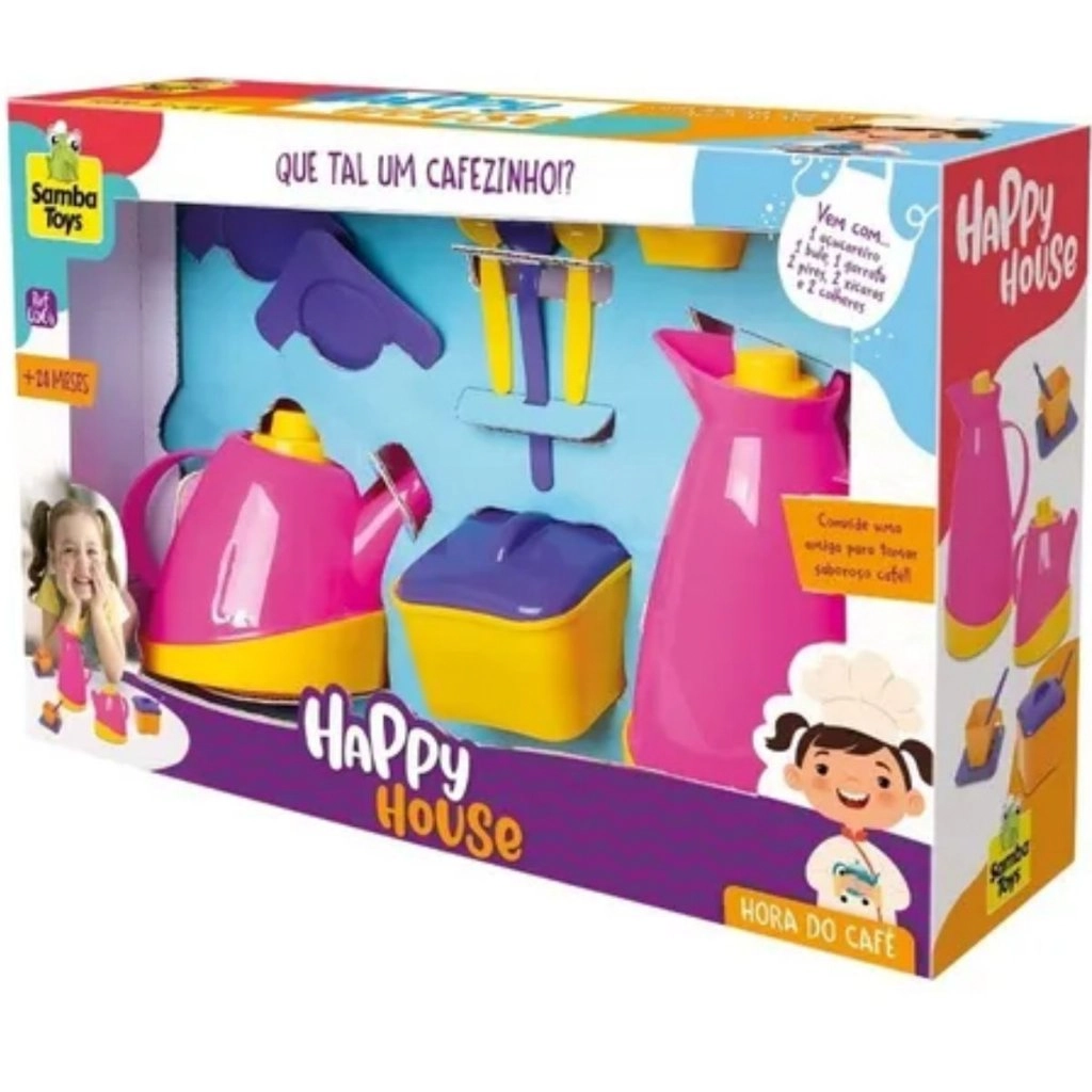 Brinq Cozinha Samba Toys Happy House Un