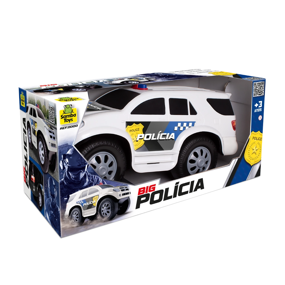 Carro Da Polãcia Big Samba Toys