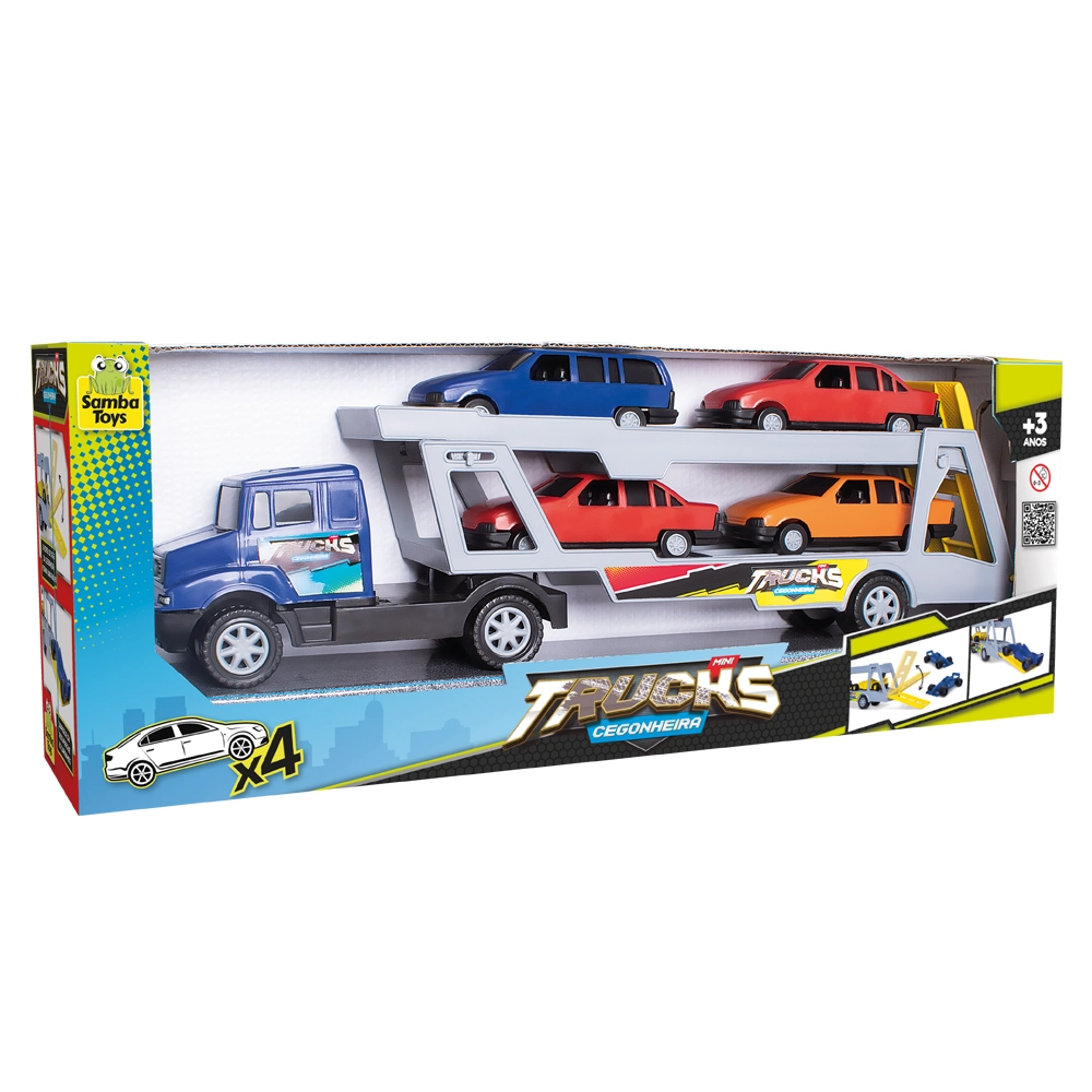 Mini Truck Cegonheira Solapa 869 Samba Toys
