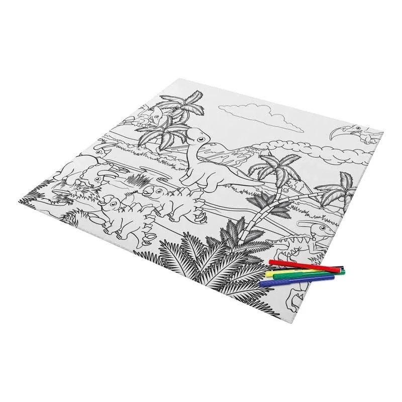 Tapete Pintura Dinossauro 922 Samba Toys