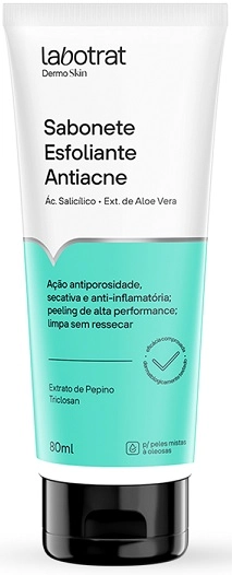 Sabonete Facial Labotrat Esfoliante Antiacne 80ml